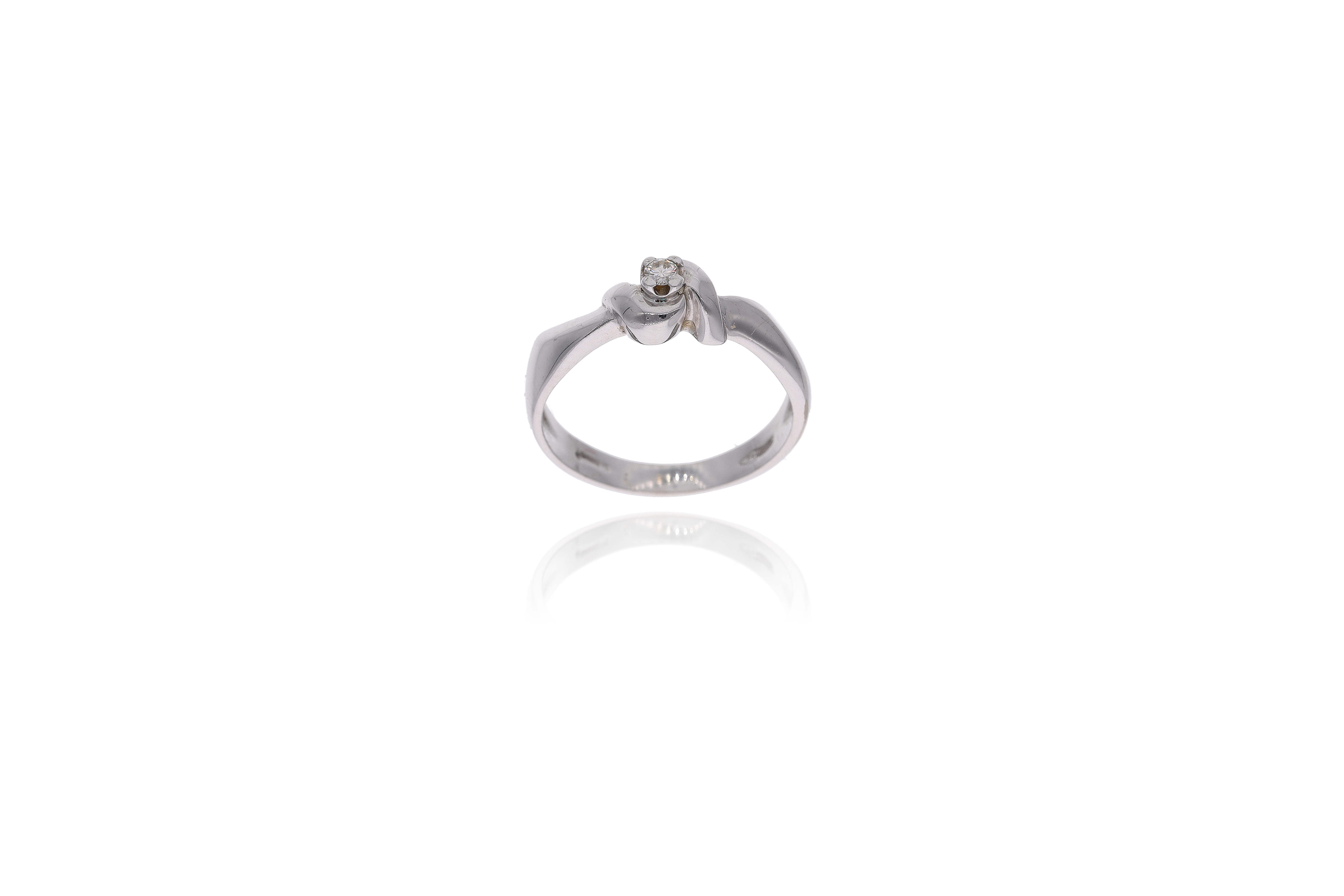 Anello con diamante - Asta Preziosi