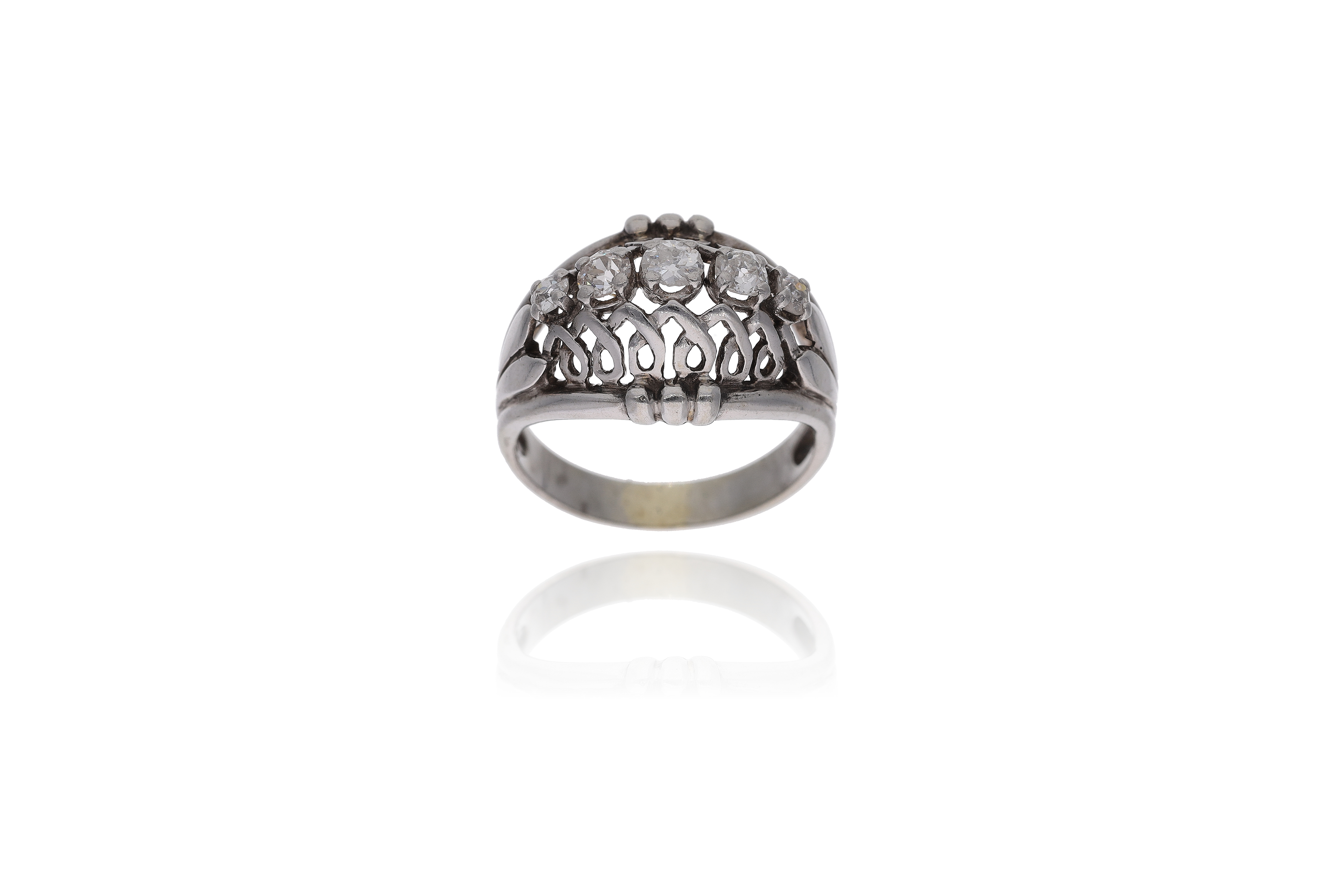 Anello con diamanti - Asta Preziosi