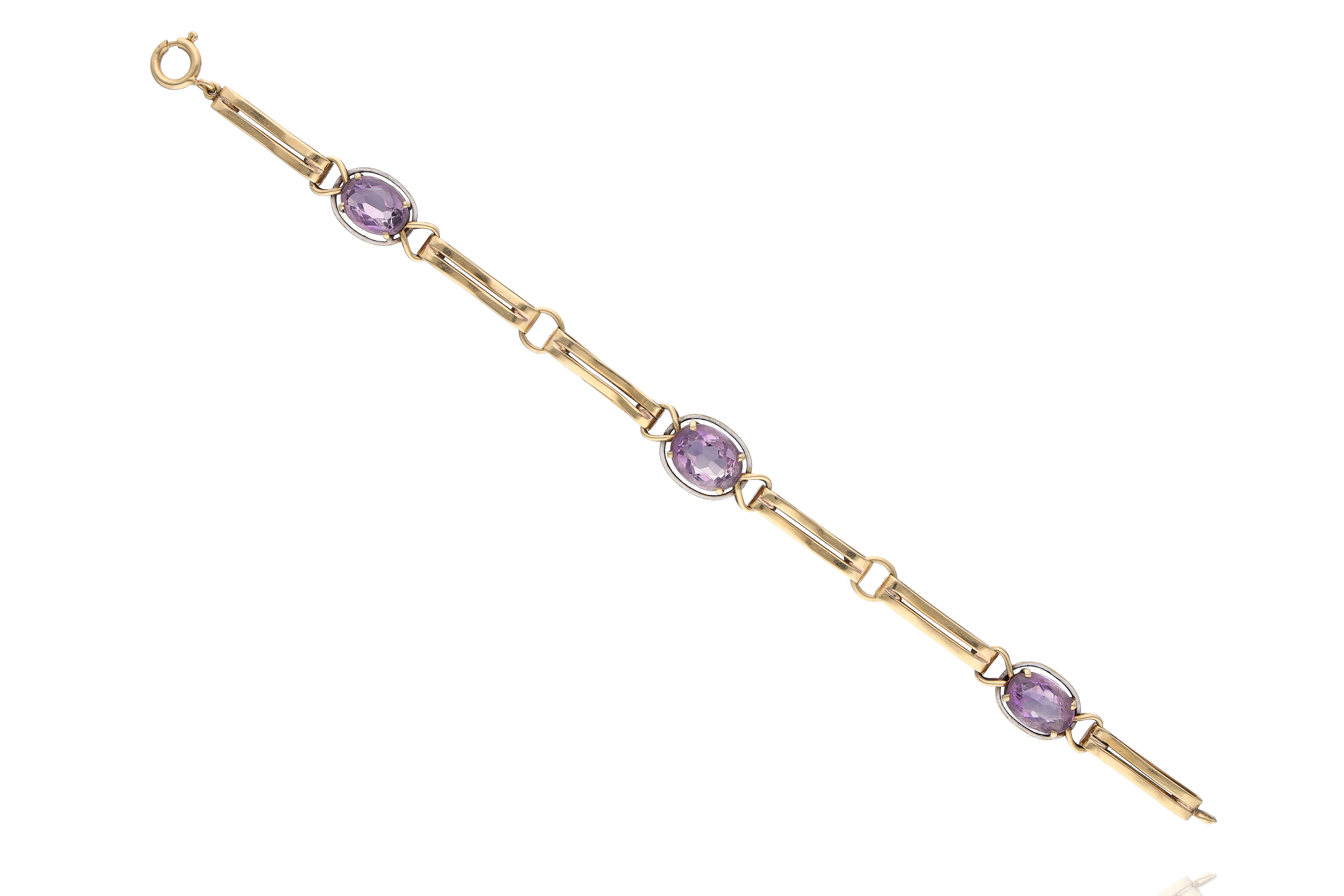 Bracciale con ametiste e smalti - Asta Preziosi