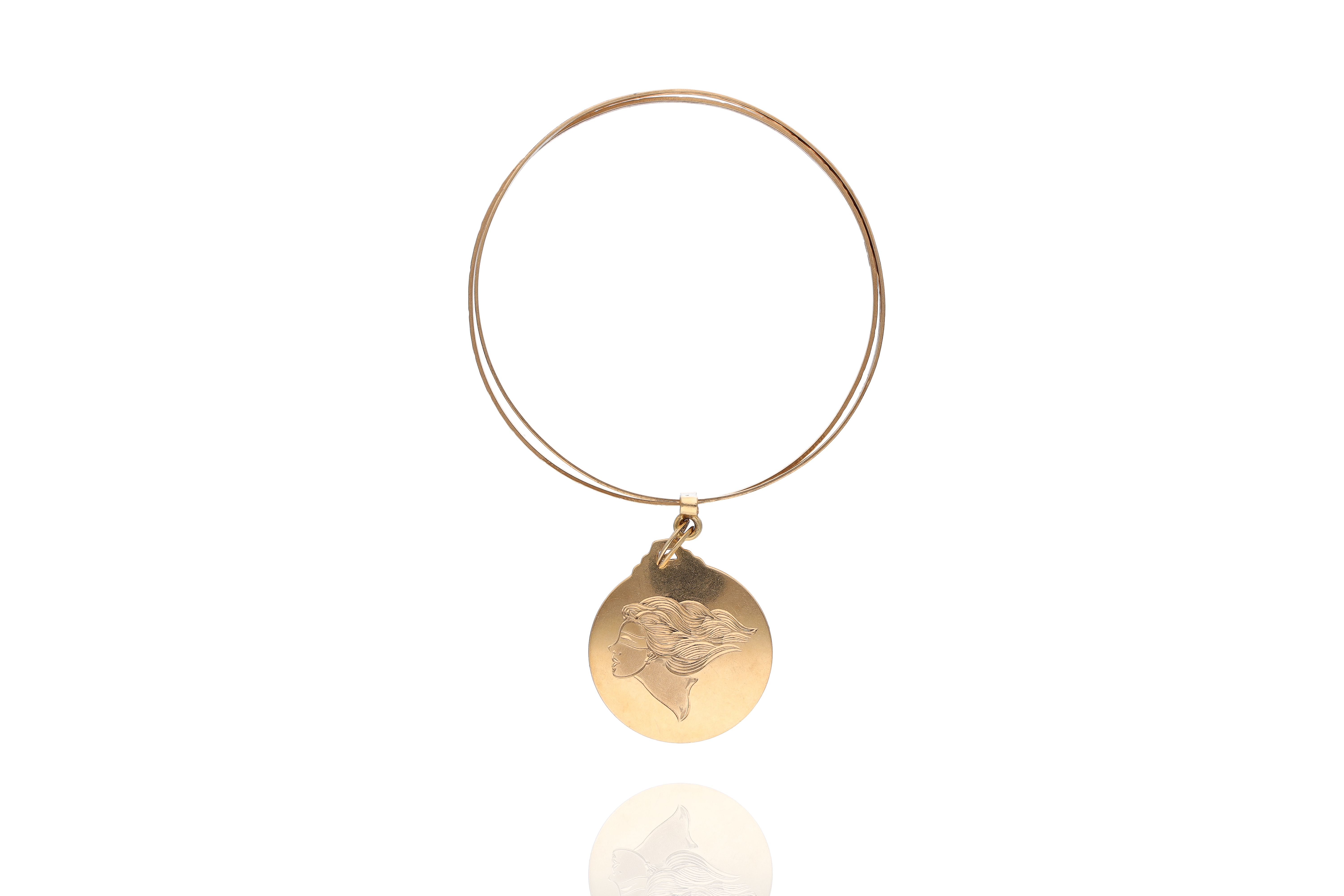Bracciale con ciondolo in oro - Asta Preziosi