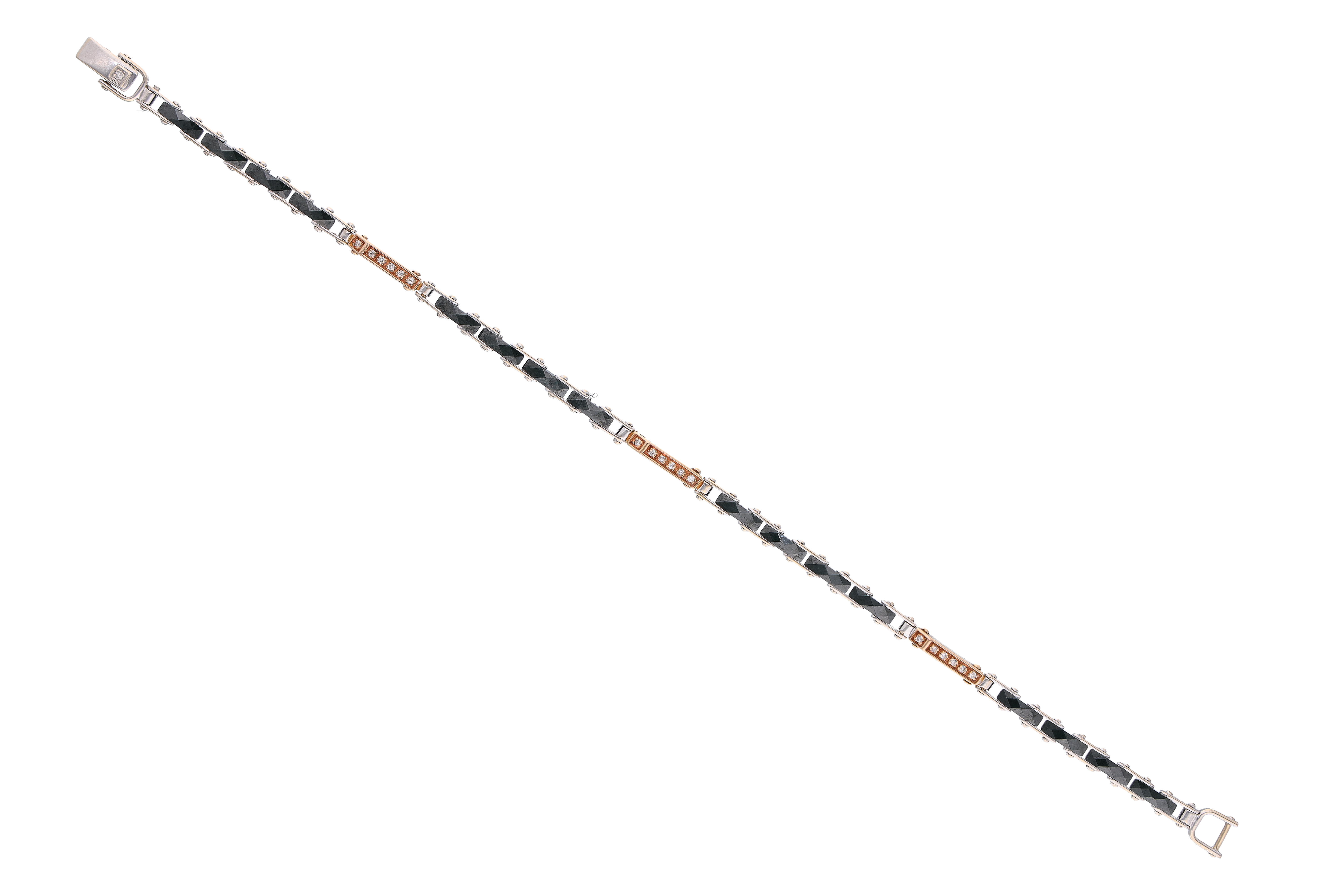 Bracciale con diamanti e pietre - Asta Preziosi