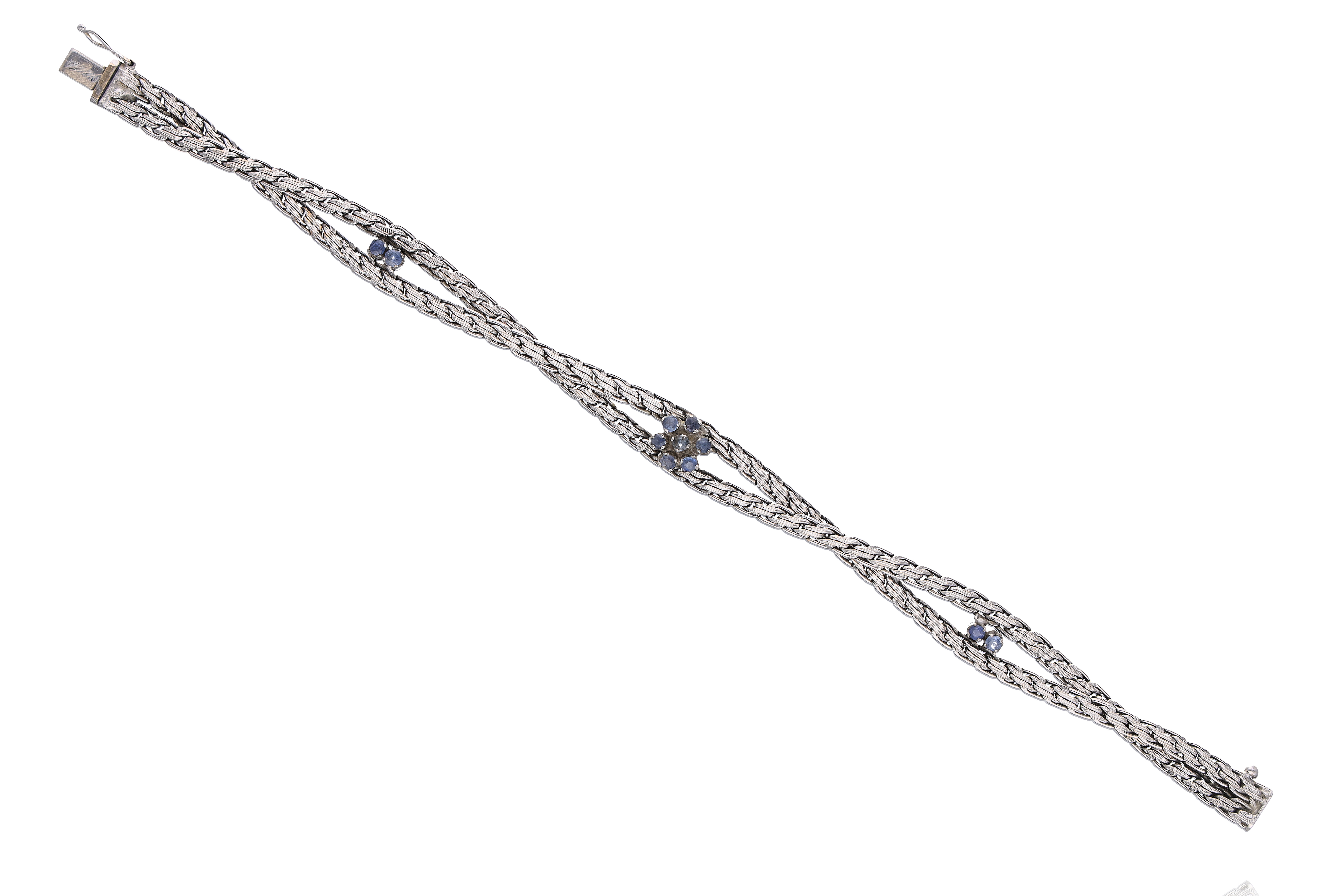 Bracciale con zaffiri e pietre - Asta Preziosi