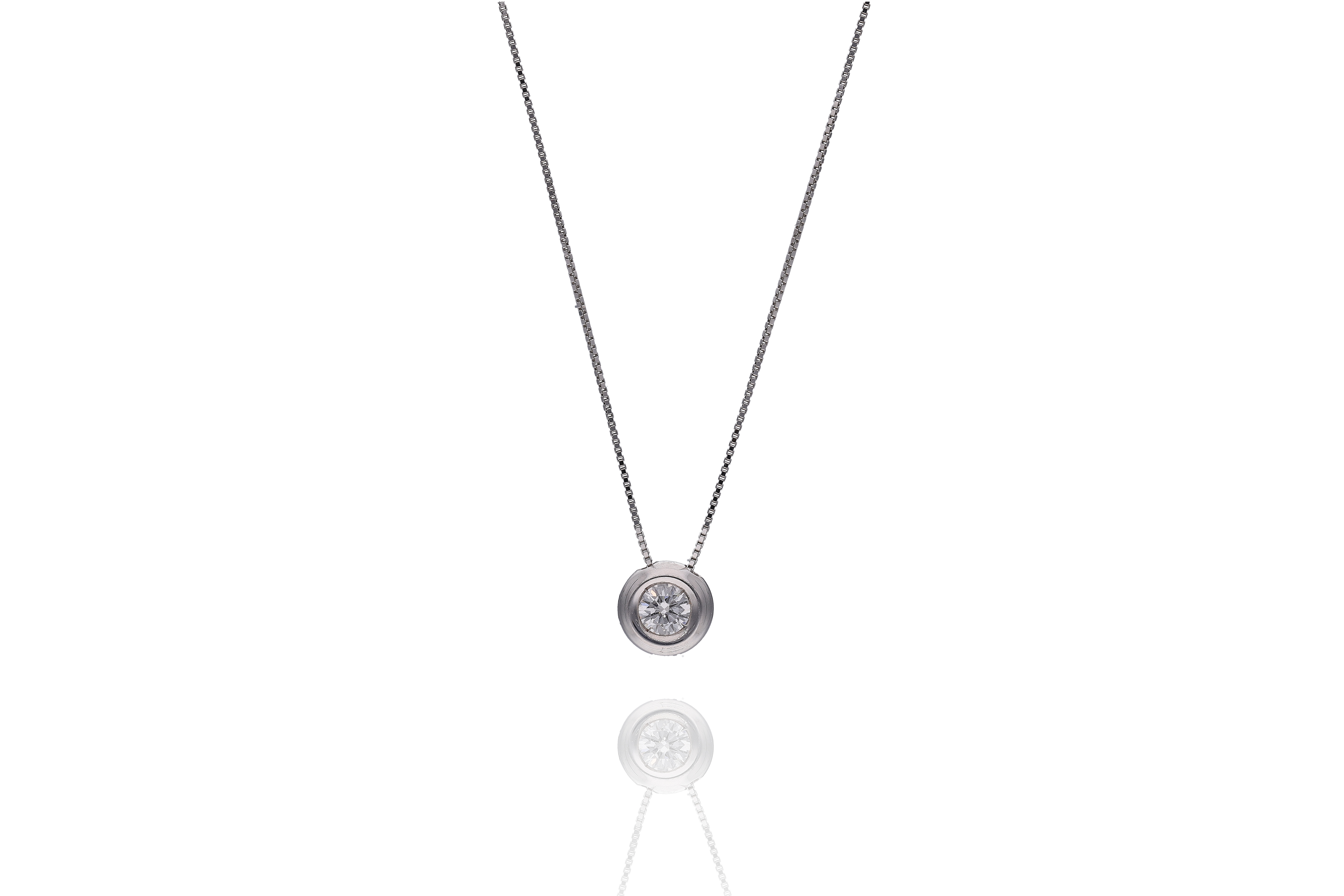 Collana con diamante - Asta Preziosi