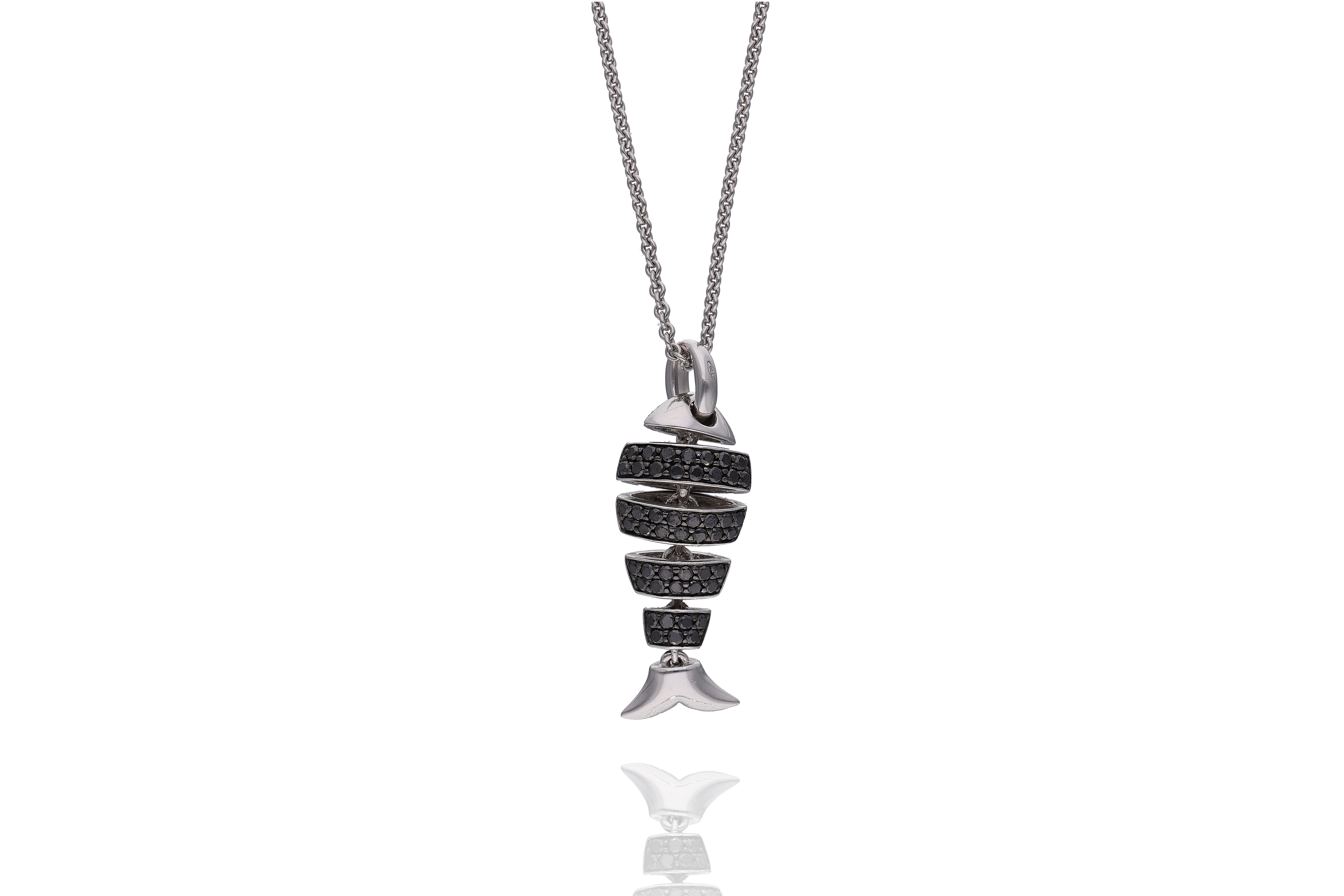 Collana e ciondolo con diamanti - Asta Preziosi