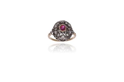 Anello con rubino e diamanti - Asta Preziosi Anello con rubino e diamanti - Asta Preziosi