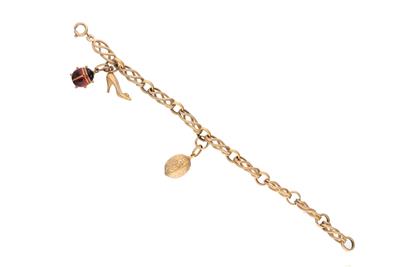 Bracciale con pendenti e smalti - Asta Preziosi Bracciale con pendenti e smalti - Asta Preziosi