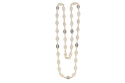 Collana con smalti - Asta Preziosi Collana con smalti - Asta Preziosi