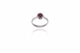 Anello con diamanti e pietra - Asta Preziosi