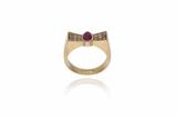 Anello con diamanti e rubino - Asta Preziosi Anello con diamanti e rubino - Asta Preziosi
