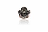 Anello con diamanti e smeraldi - Asta Preziosi Anello con diamanti e smeraldi - Asta Preziosi