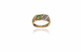 Anello con diamanti e smeraldo - Asta Preziosi Anello con diamanti e smeraldo - Asta Preziosi