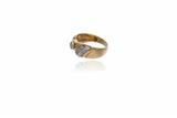 Anello con diamanti e smeraldo - Asta Preziosi Anello con diamanti e smeraldo - Asta Preziosi