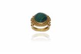 Anello e ciondolo con malachiti - Asta Preziosi Anello e ciondolo con malachiti - Asta Preziosi