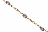 Bracciale con ametiste e smalti - Asta Preziosi Bracciale con ametiste e smalti - Asta Preziosi