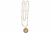 Collana con ciondolo con diamanti e smalti - Asta Preziosi Collana con ciondolo con diamanti e smalti - Asta Preziosi