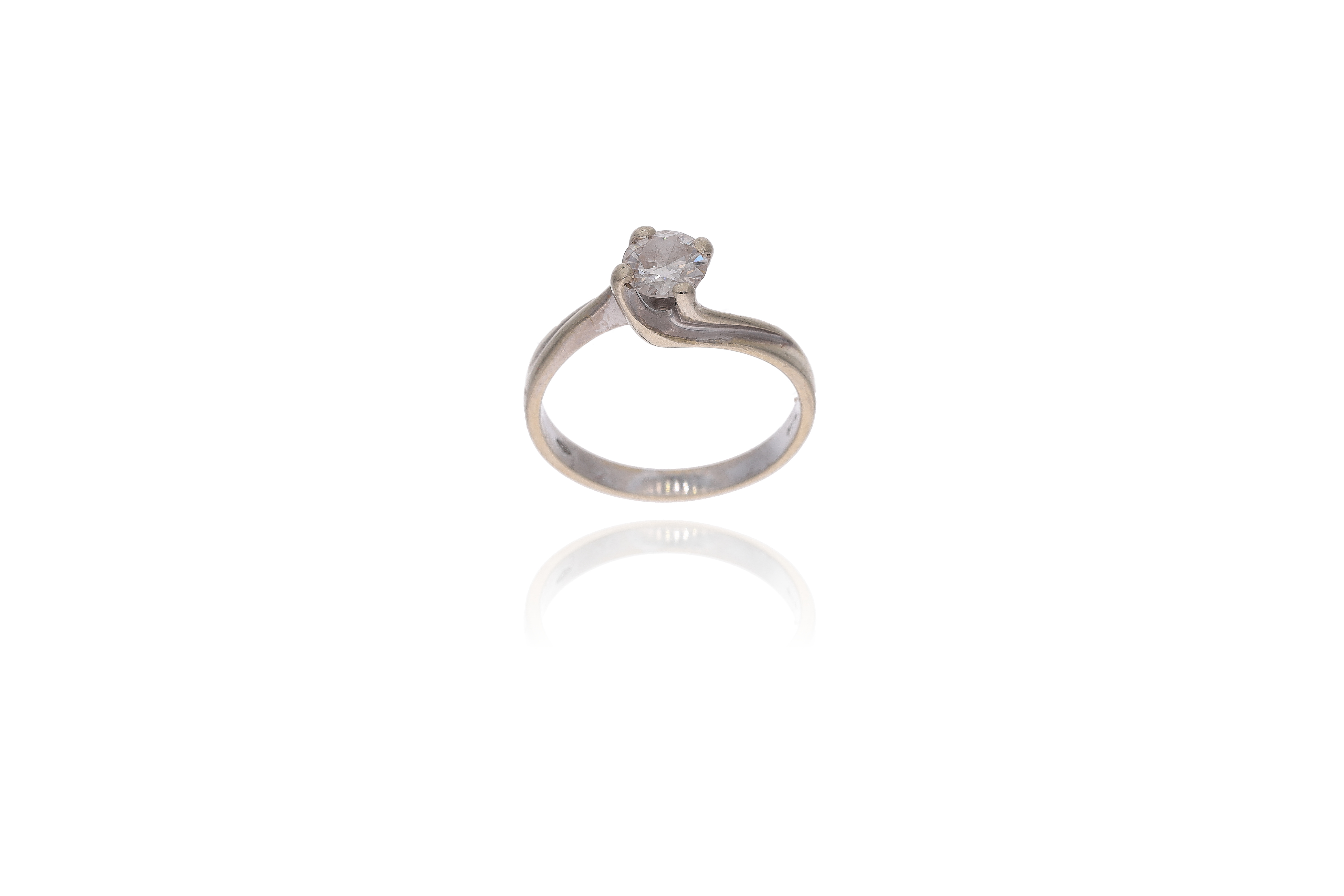 Anello con diamante - Asta Preziosi