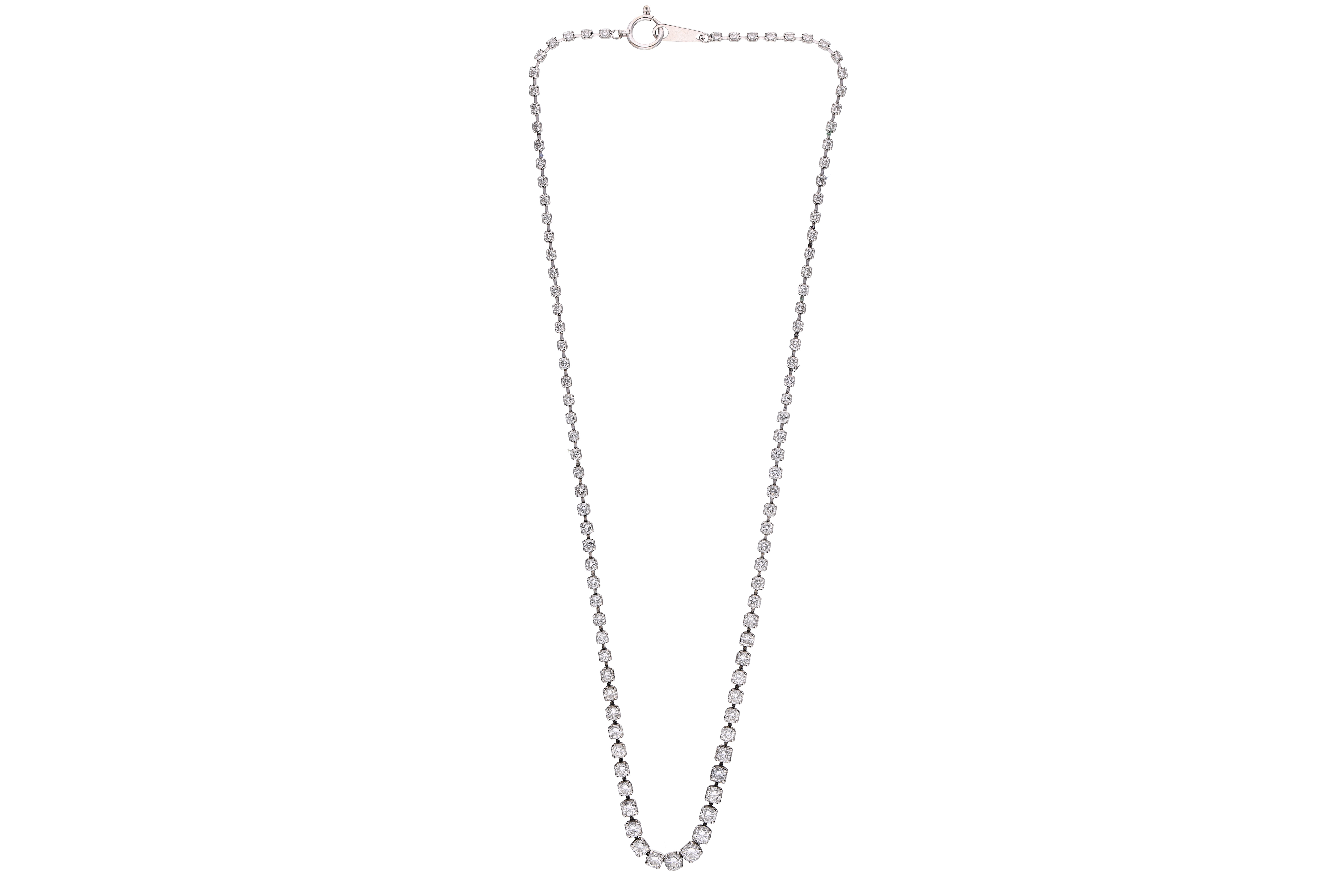 Collana con diamanti - Asta Preziosi