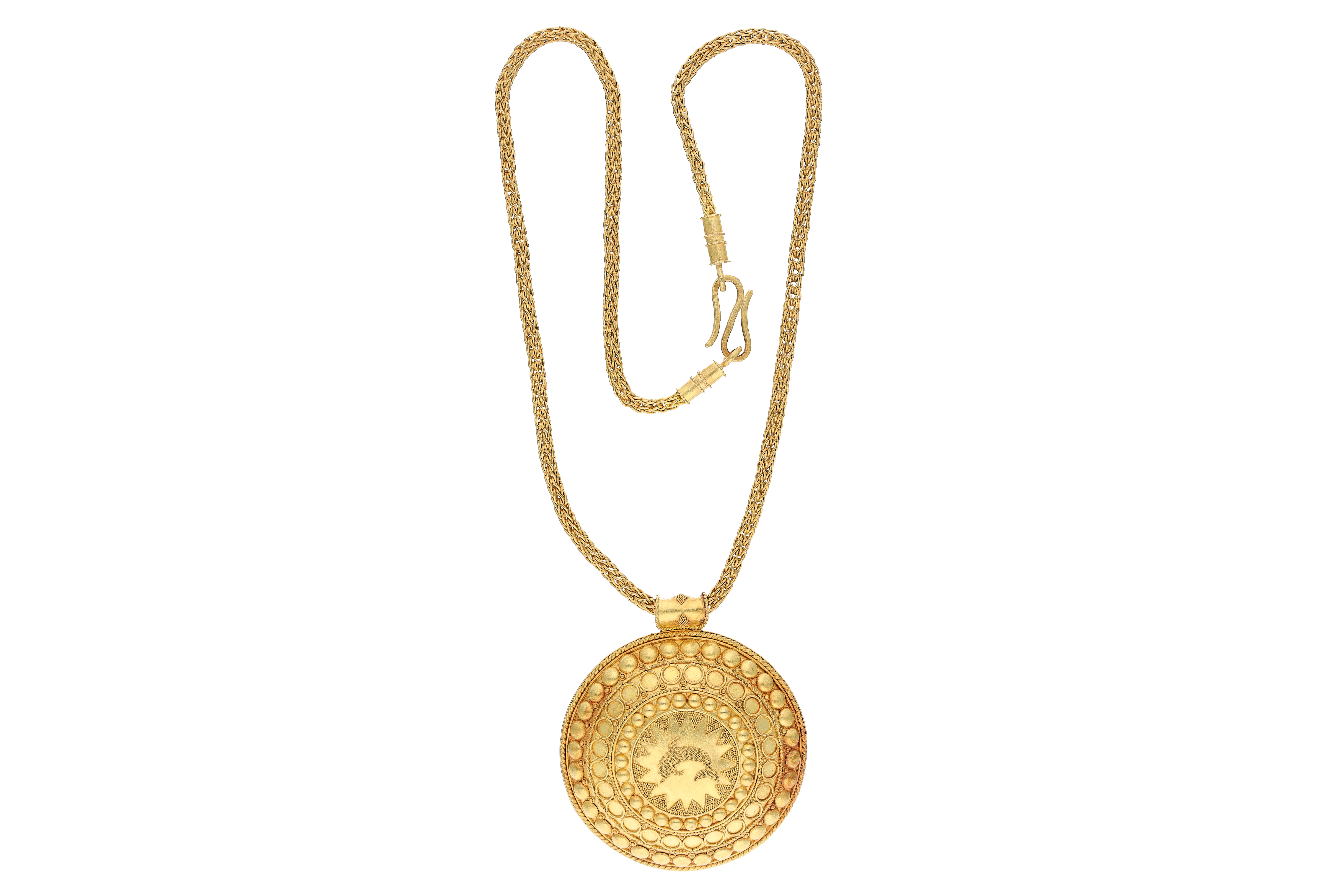 Collana e ciondolo in oro - Asta Preziosi