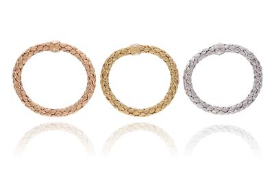 Chimento, tre bracciali in oro - Asta Preziosi Chimento, tre bracciali in oro - Asta Preziosi