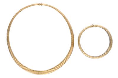 Parure collana e bracciale in oro - Asta Preziosi Parure collana e bracciale in oro - Asta Preziosi