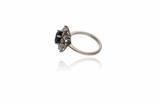Anello con diamanti e zaffiro - Asta Preziosi Anello con diamanti e zaffiro - Asta Preziosi