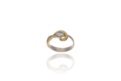 Anello con diamante - Asta Preziosi