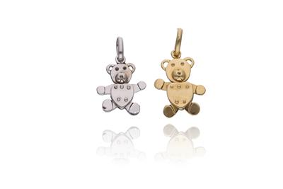 Coppia di ciondoli in oro - Asta Preziosi