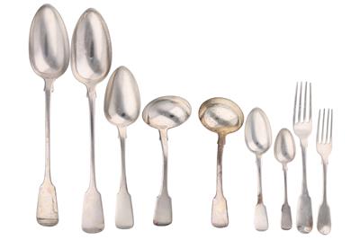 Posateria in argento inglese - Asta Preziosi