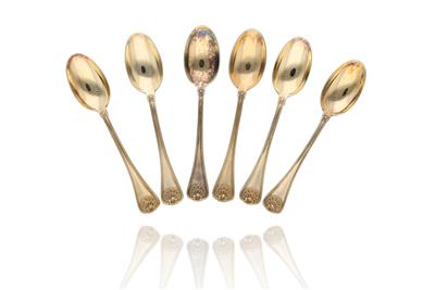 12 cucchiaini in argento - Asta Preziosi