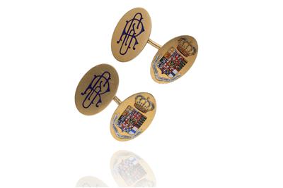 Gemelli con smalti - Asta Preziosi