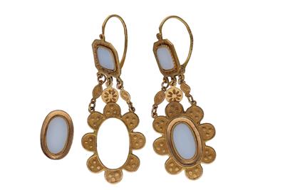 Orecchini con vetri - Asta Preziosi