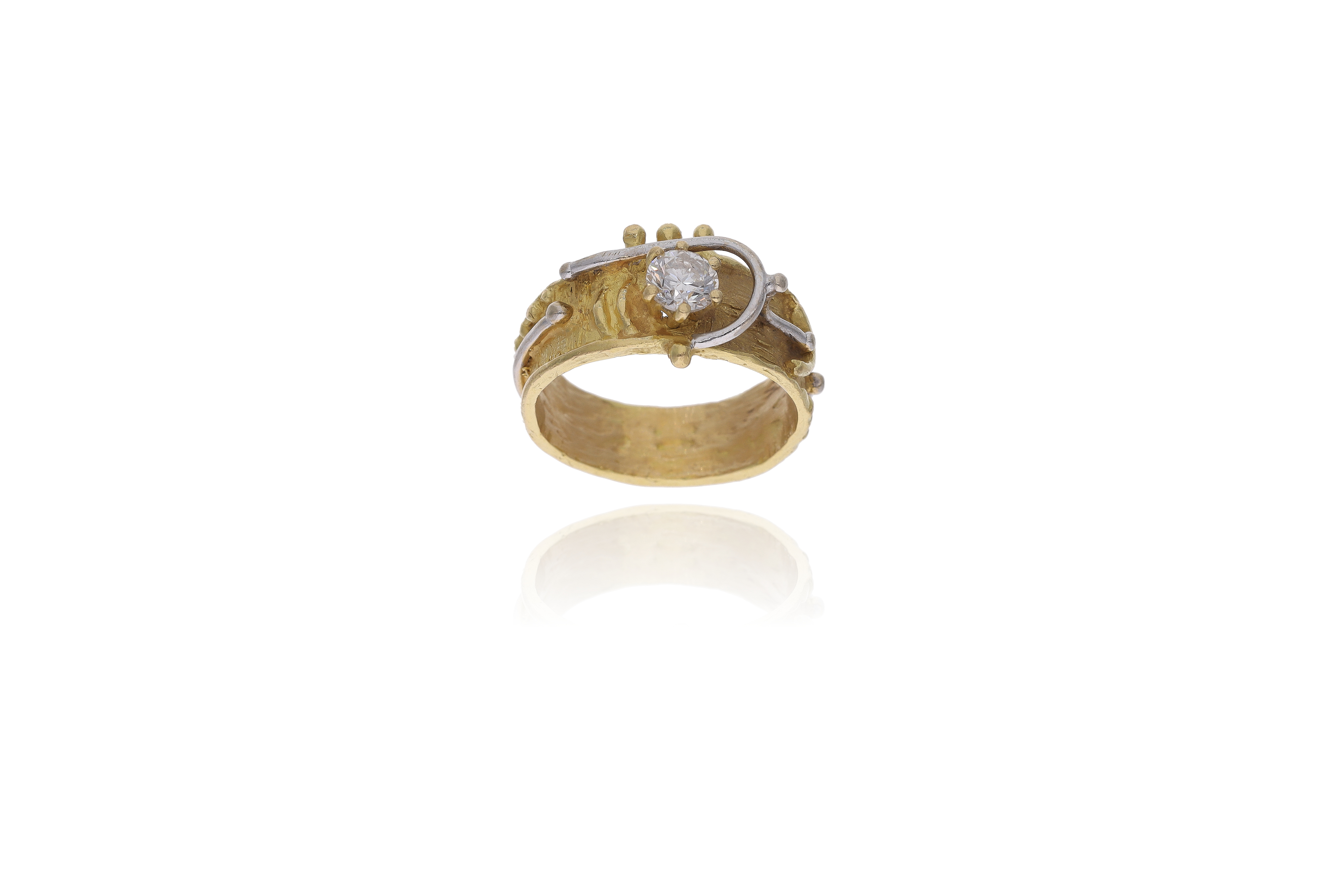 Anello con diamante - Asta Preziosi