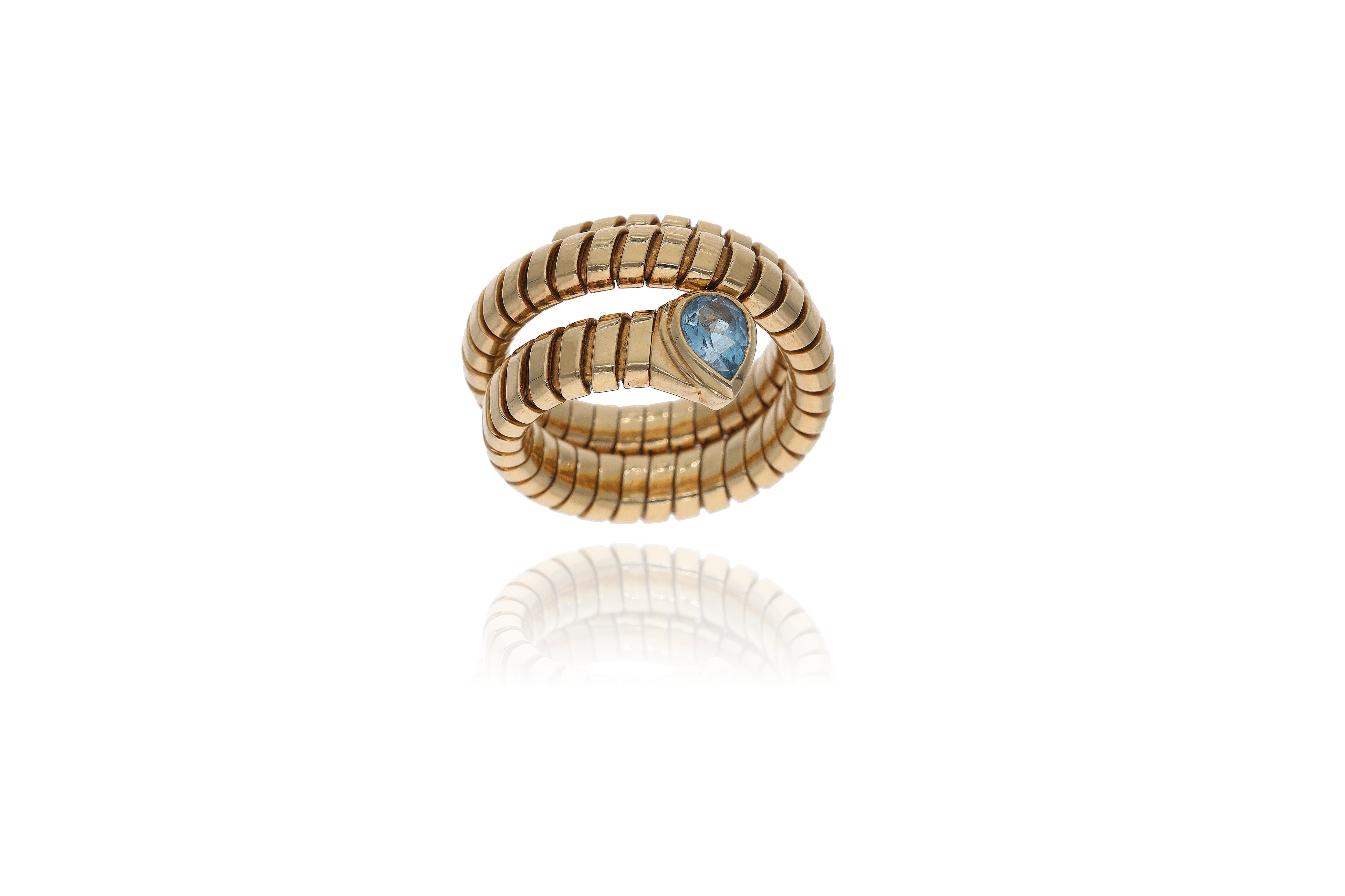 Bulgari Serpenti, anello con topazio - Asta Preziosi