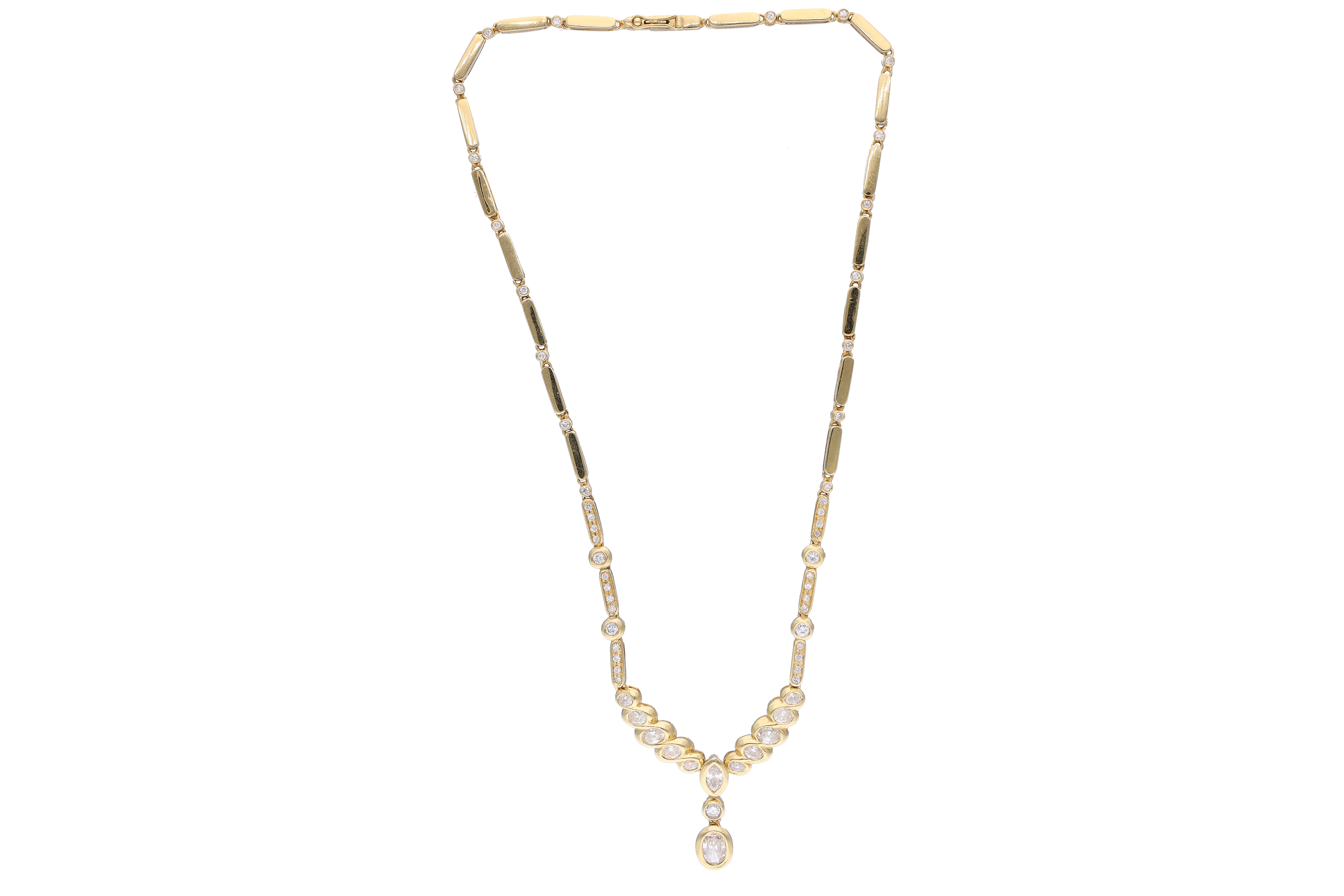 Collana con diamanti - Asta Preziosi