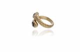 Anello con diamanti e zaffiri - Asta Preziosi Anello con diamanti e zaffiri - Asta Preziosi
