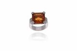Anello con quarzo e diamanti - Asta Preziosi Anello con quarzo e diamanti - Asta Preziosi