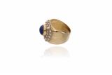 Anello con zaffiro e diamanti - Asta Preziosi Anello con zaffiro e diamanti - Asta Preziosi