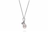 Collana con pendente con perla e diamanti - Asta Preziosi Collana con pendente con perla e diamanti - Asta Preziosi