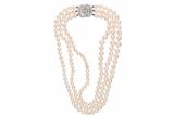 Collana di perle coltivate e diamanti - Asta Preziosi Collana di perle coltivate e diamanti - Asta Preziosi