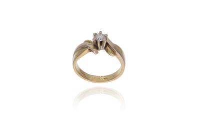 Anello con diamante - Asta Preziosi