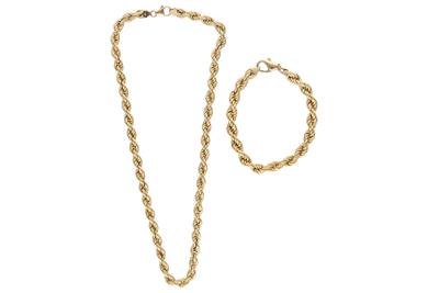 Collana e bracciale in oro - Asta Preziosi