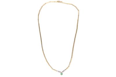 Recarlo collana con smeraldo e diamanti - Asta Preziosi