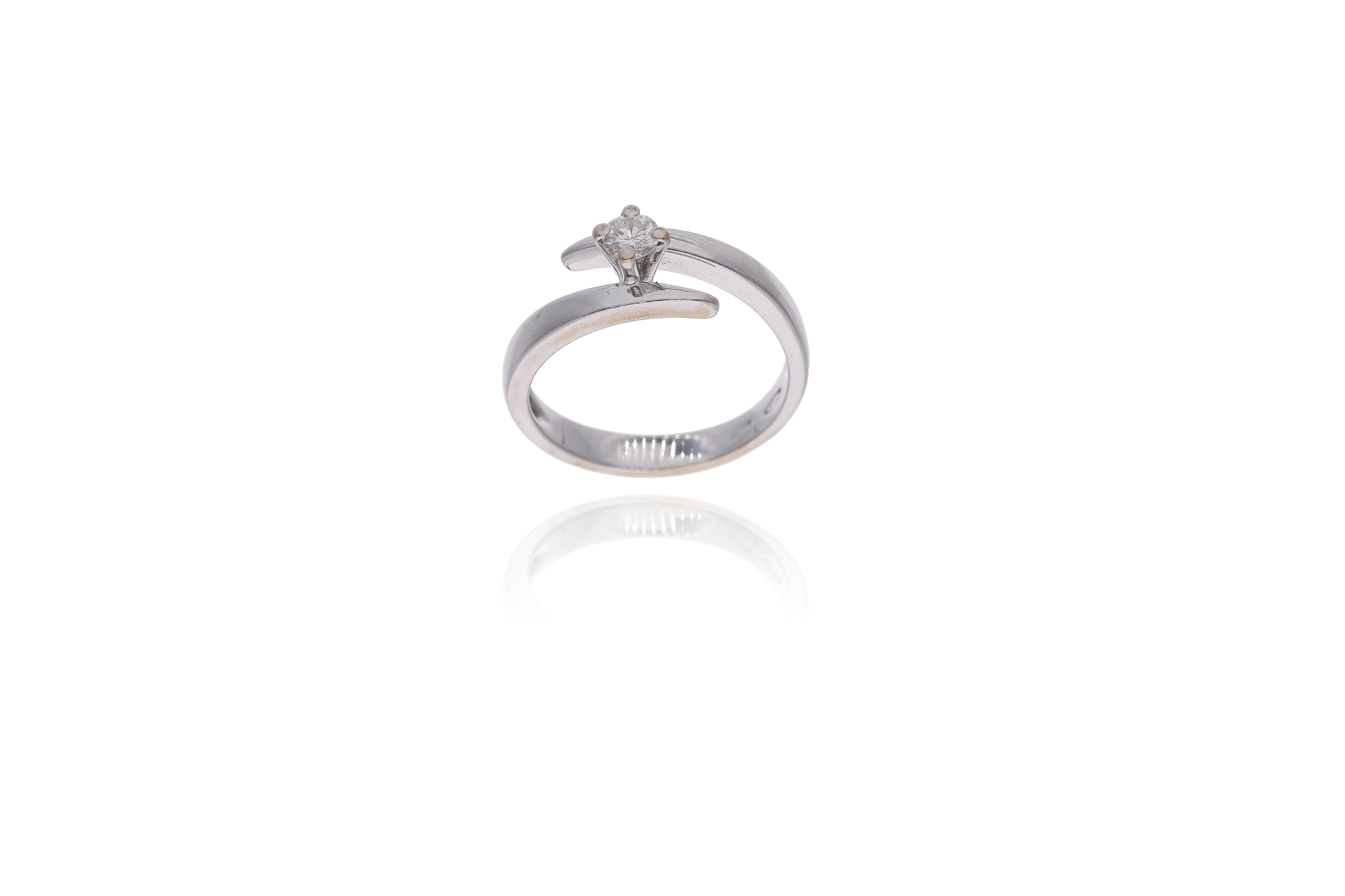 Anello con diamante - Asta Preziosi