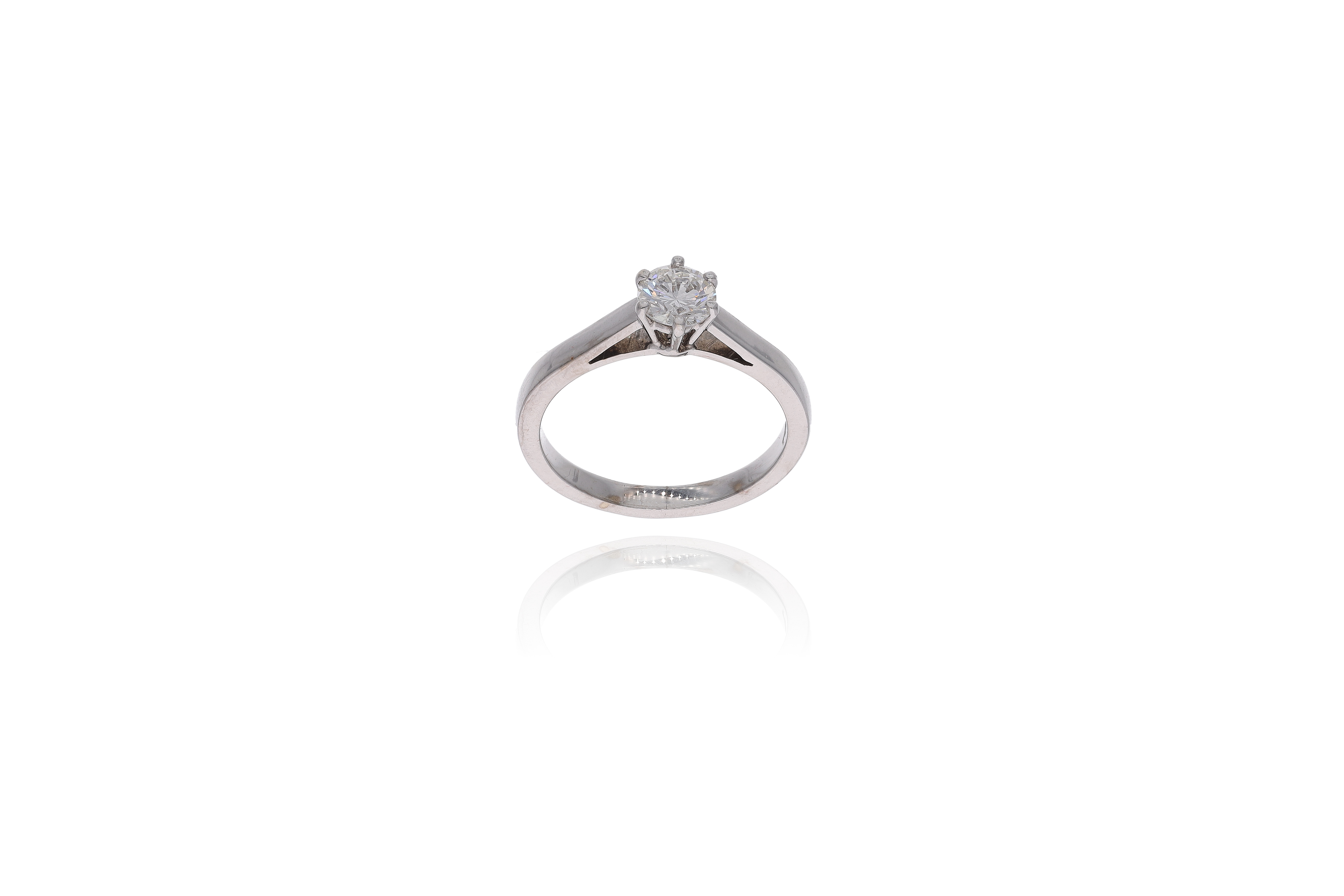 Anello con diamante - Asta Preziosi