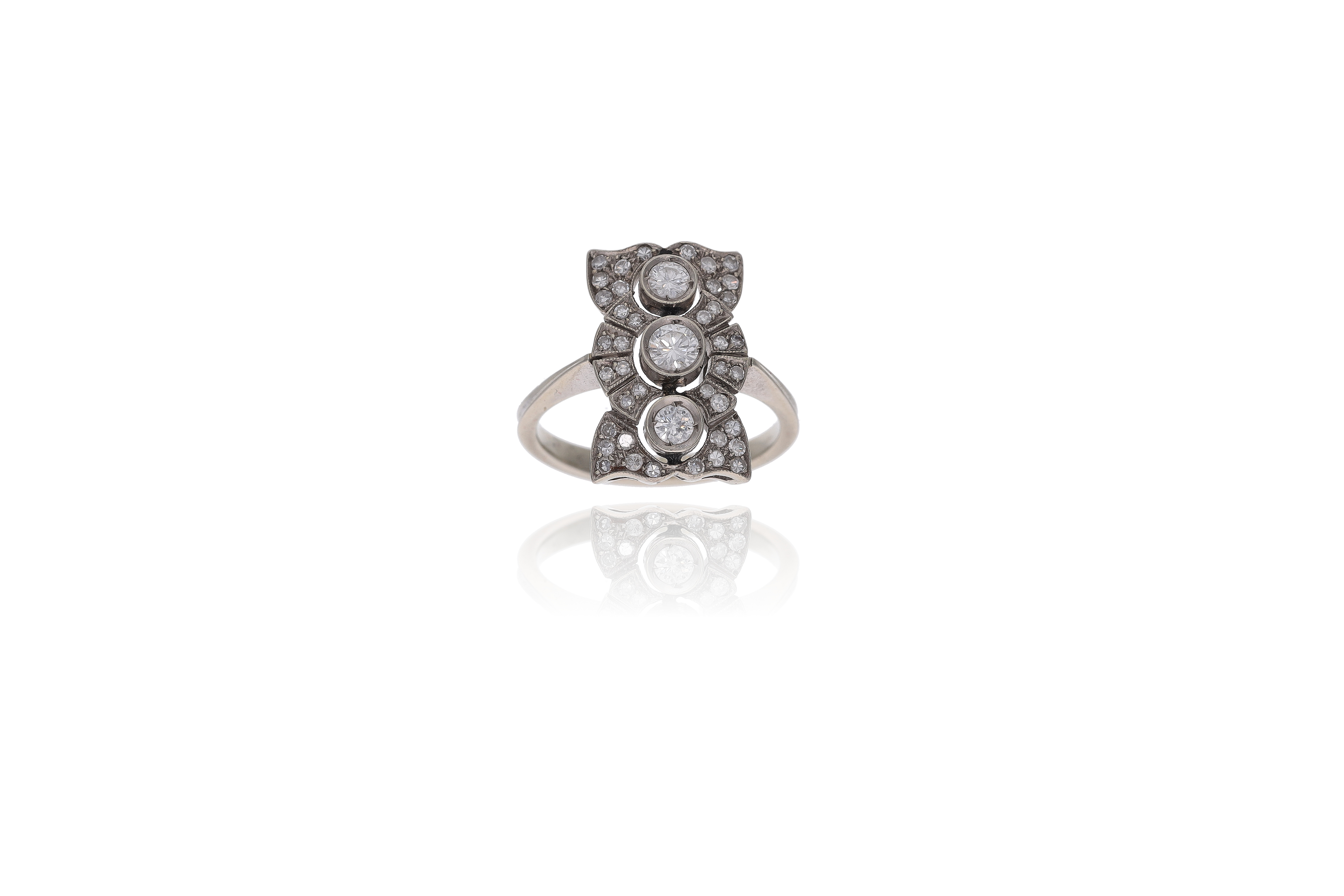 Anello con diamanti - Asta Preziosi