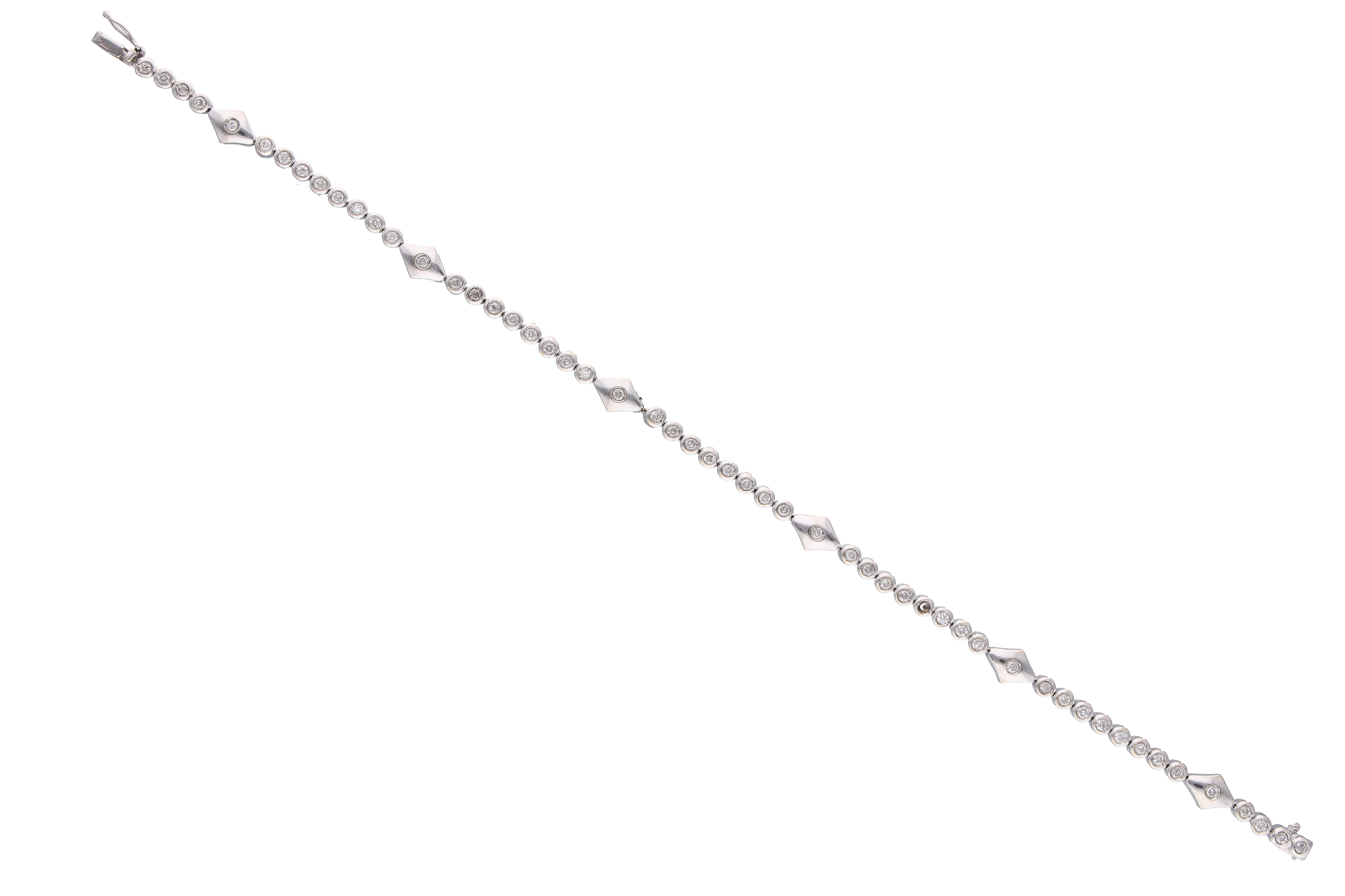 Bracciale con diamanti - Asta Preziosi