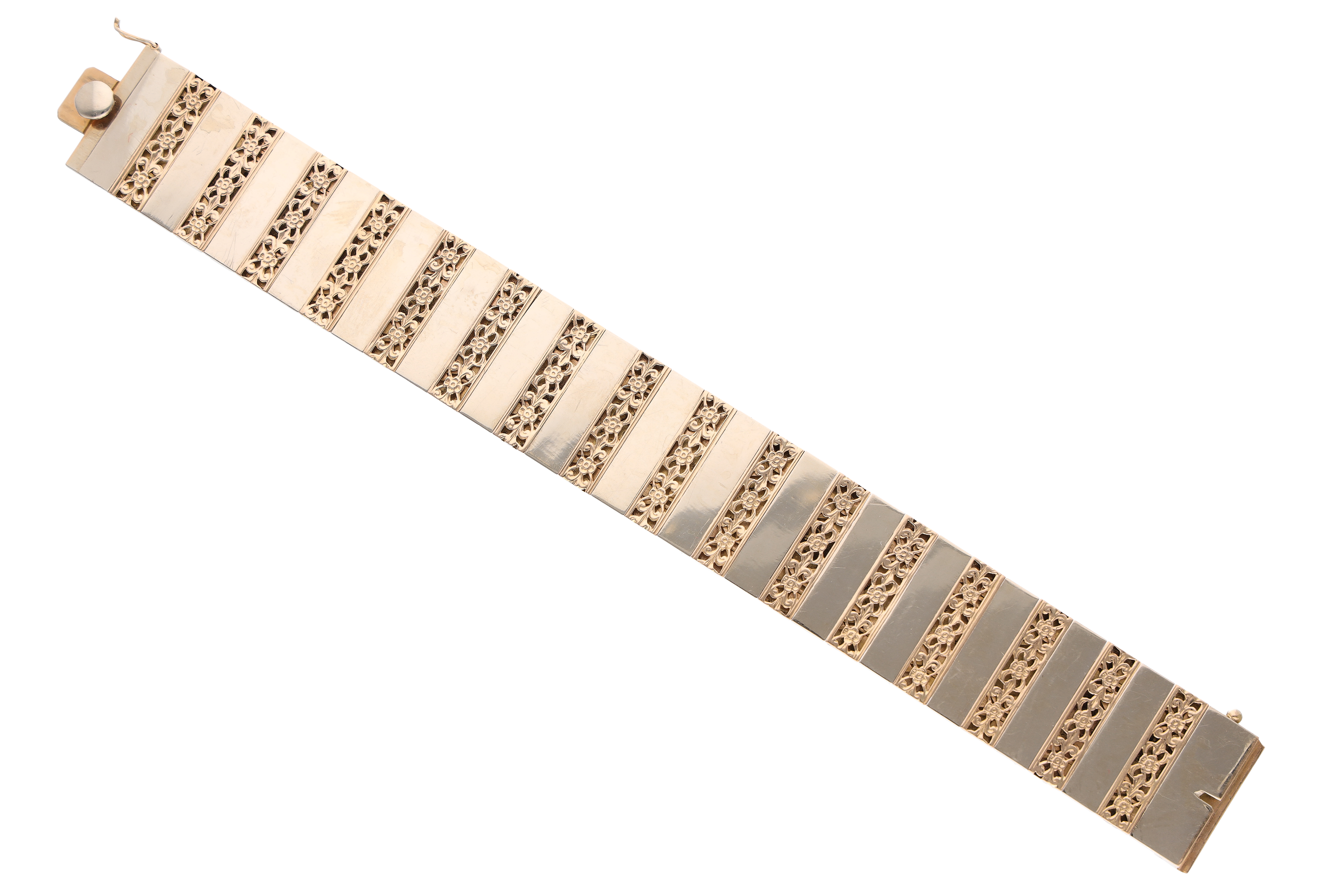Bracciale fascia in oro - Asta Preziosi
