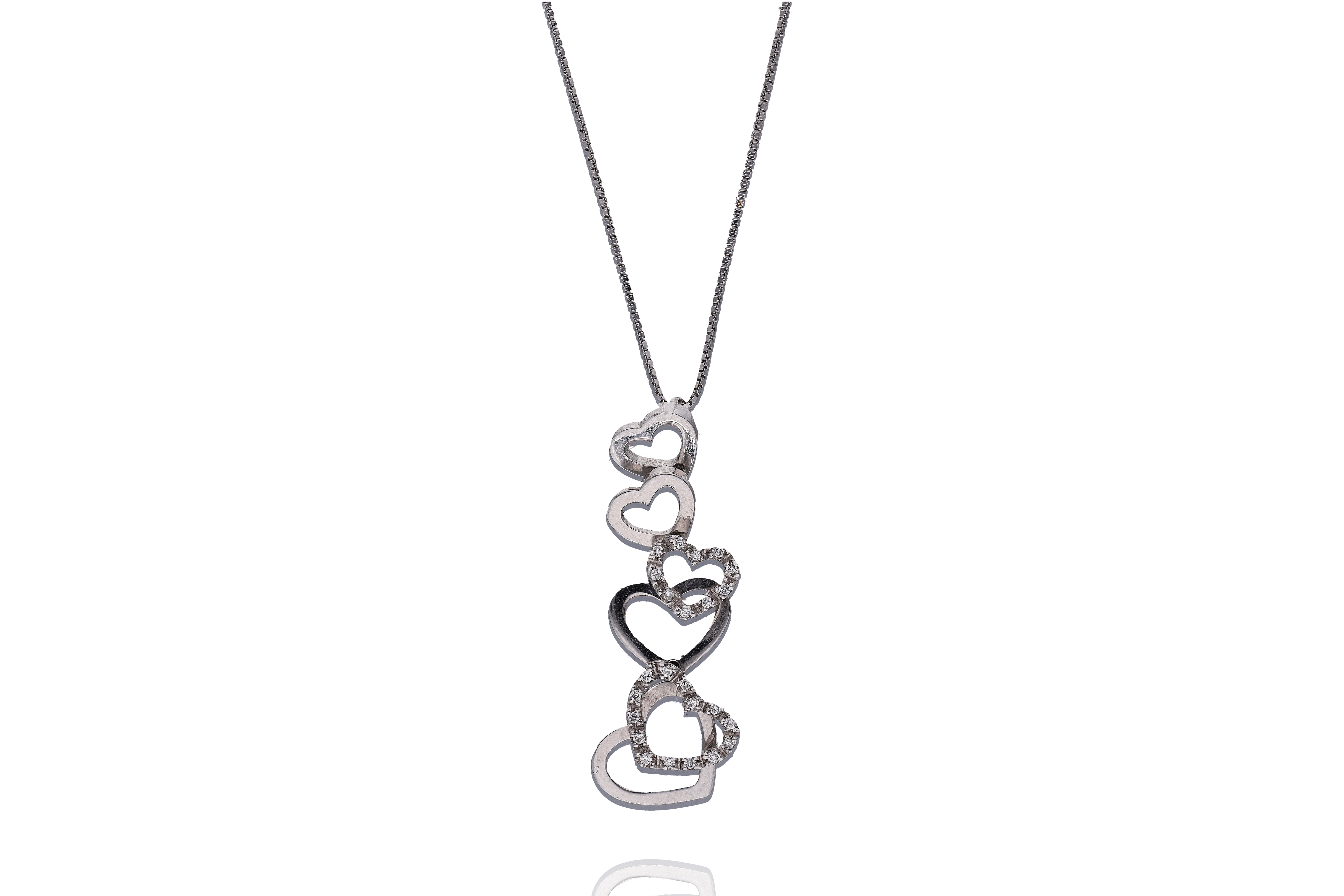 Collana con ciondolo con diamanti - Asta Preziosi
