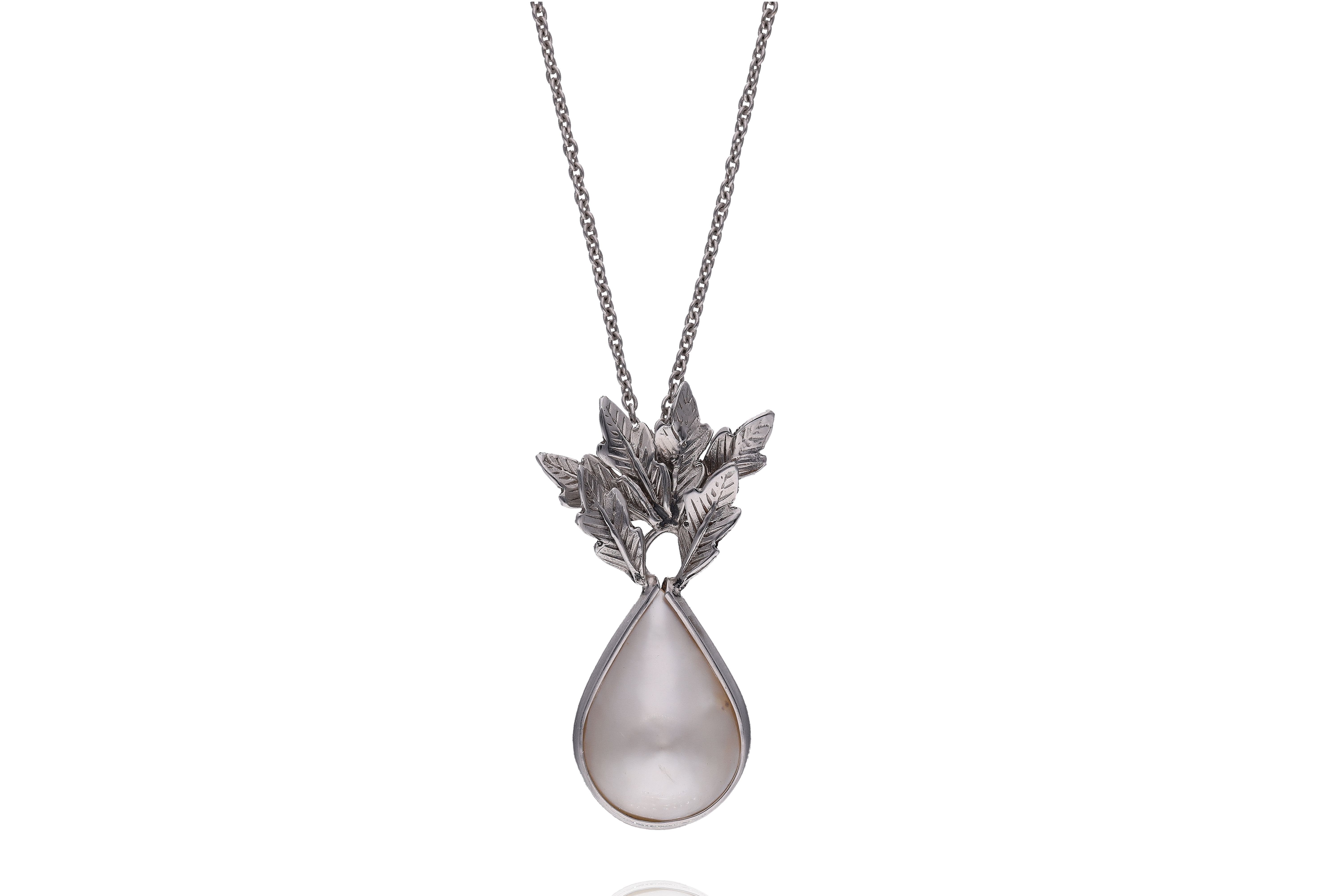 Collana con ciondolo con perla mabe' - Asta Preziosi