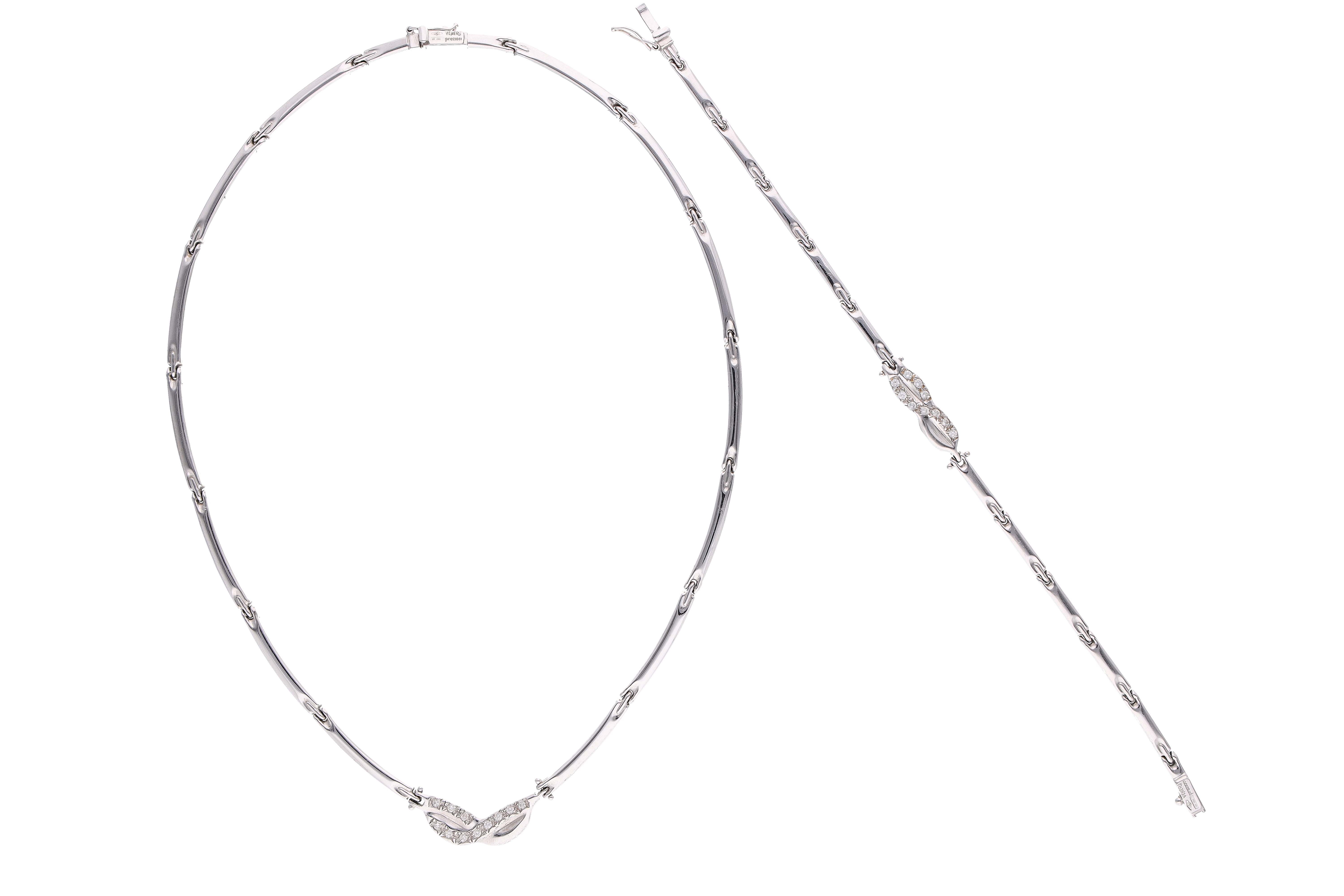 Parure collana e bracciale in oro - Asta Preziosi
